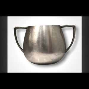 EMPIRE CRAFTS Quadruple Silver Plated 1930-1950 Sugar Bowl /Excellent Condition